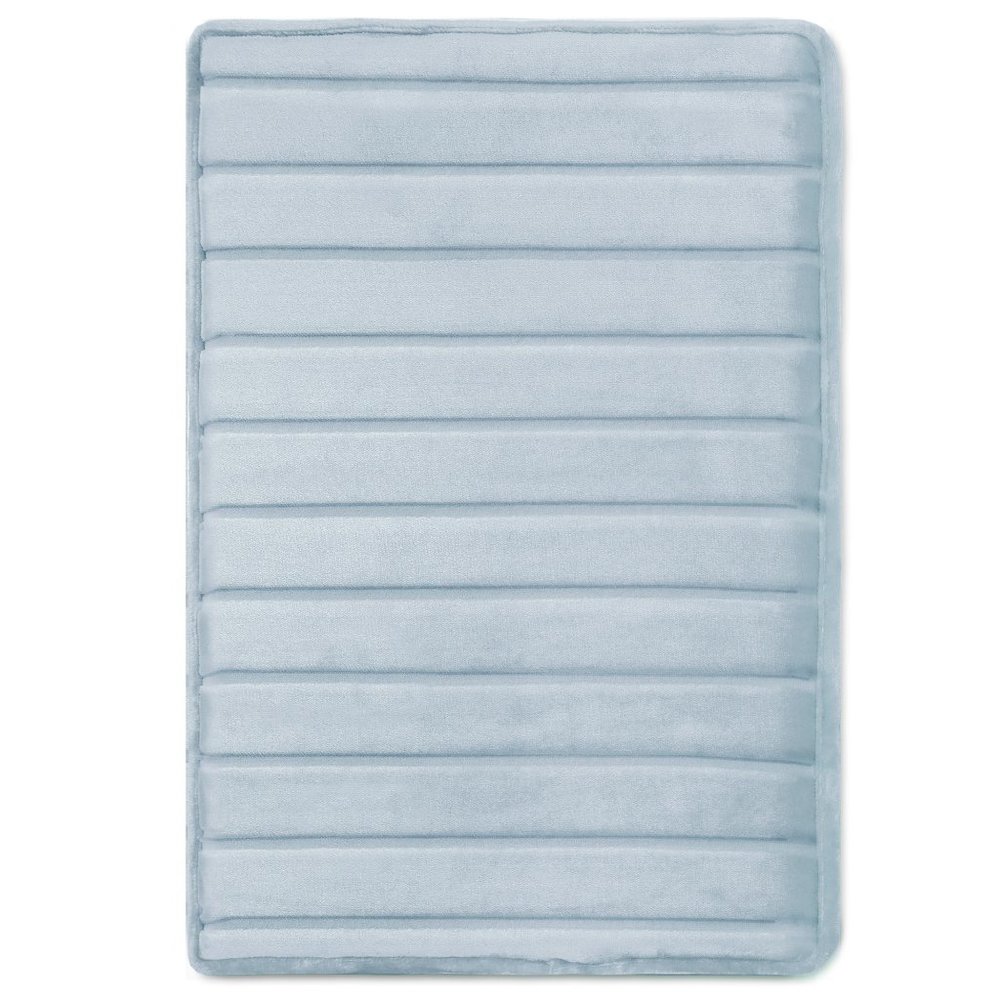 Blue Bath Mat - Memory Foam - 17" X 24" (NWT)